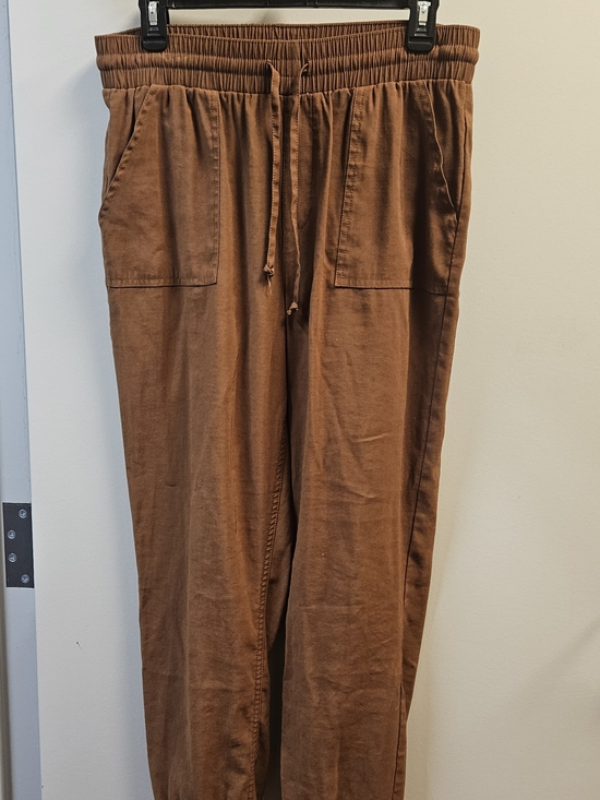Versona Pants - Women's Chinos in Cognac Brown. Casual Wear, Vacation, Movie Night, Fall, Farm